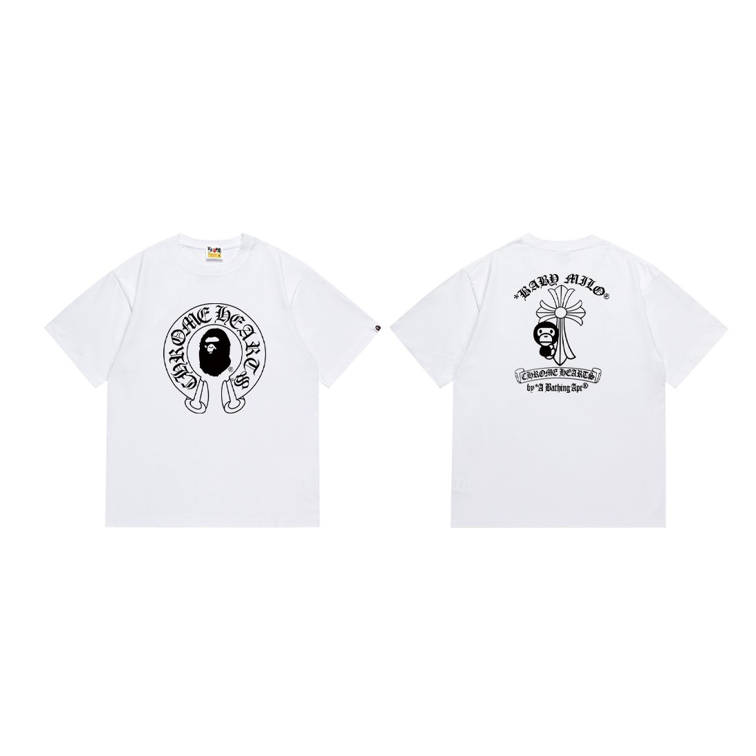 BAPE Ape & Flower Graphic Short-Sleeve T-Shirt ¡ª front
