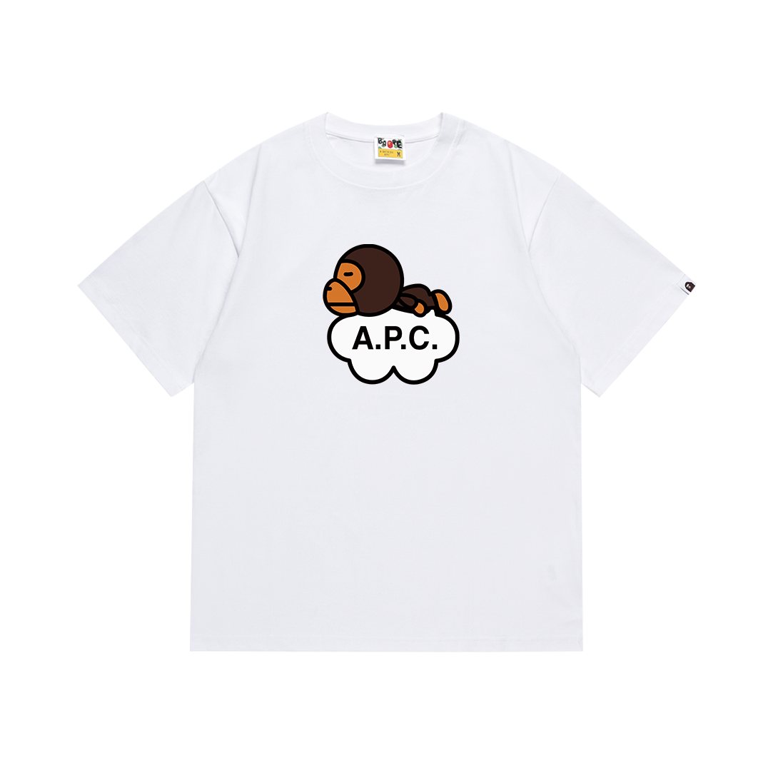 BAPE Ape Cloud Graphic Short-Sleeve T-Shirt ¡ª front