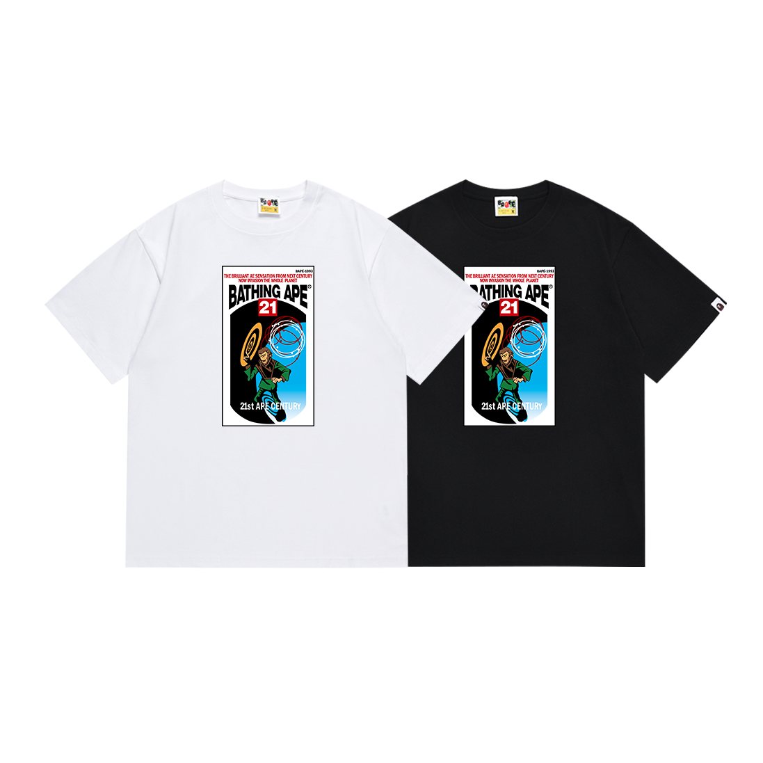 BAPE 21 Poster Graphic T-Shirt ¡ª comparison