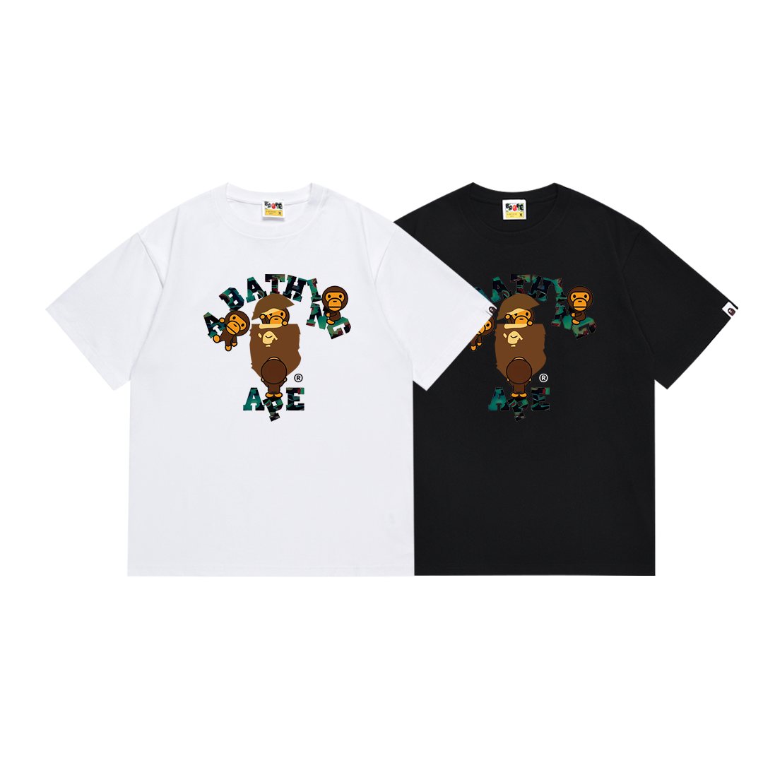BAPE Ape Character Graphic T-Shirt ¡ª comparison