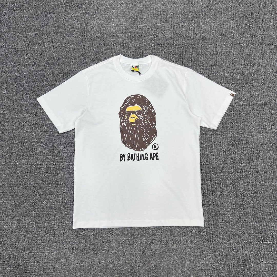 BAPE Ape Face Graphic Short-Sleeve T-Shirt ¡ª front