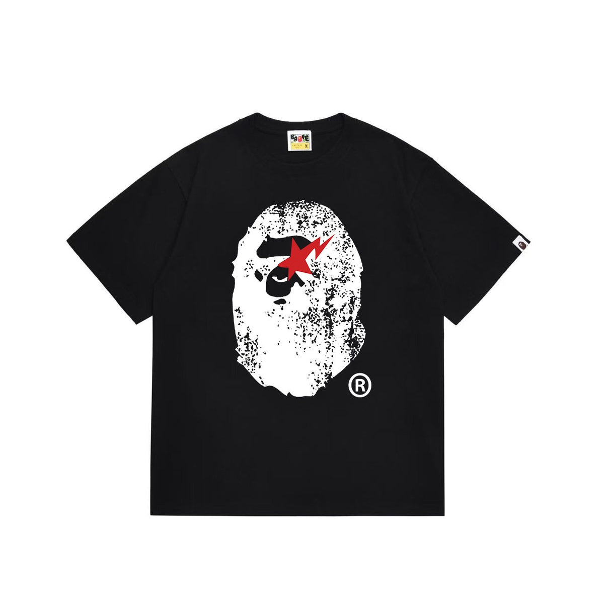 BAPE Ape Face Graphic Short-Sleeve T-Shirt ¡ª front