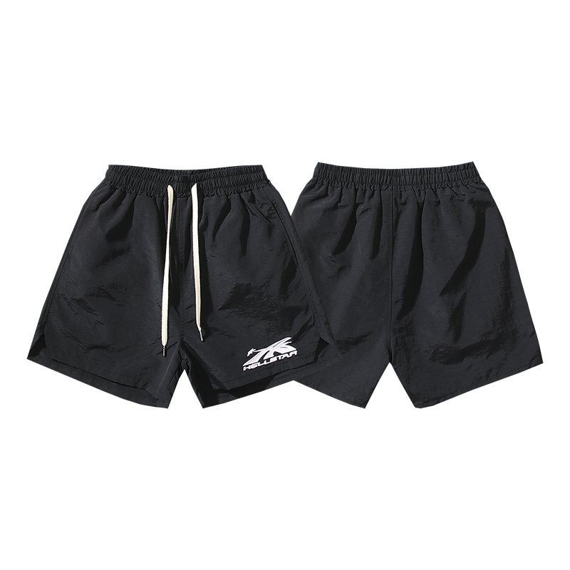 HELISTAR Logo Detail Shorts ¡ª context