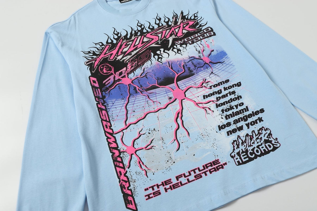 Helistar World Tour Graphic Long-Sleeve T-Shirt ¡ª front