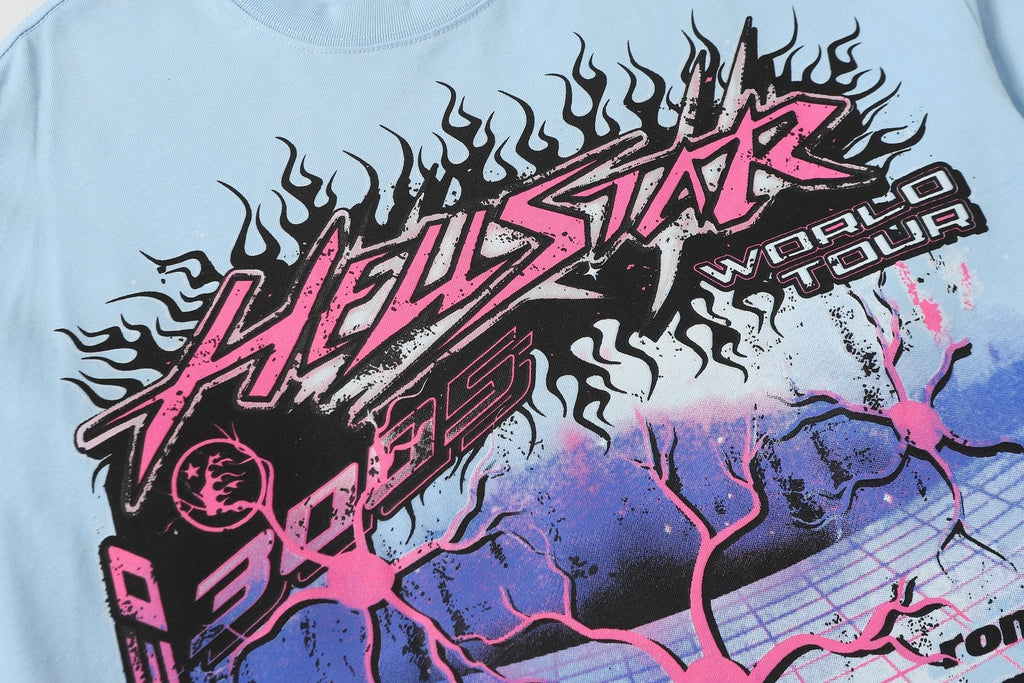 Helistar World Tour Graphic Long-Sleeve T-Shirt ¡ª detail