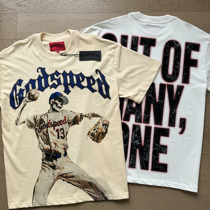 Godspeed Baseball Graphic T-Shirt ¡ª context