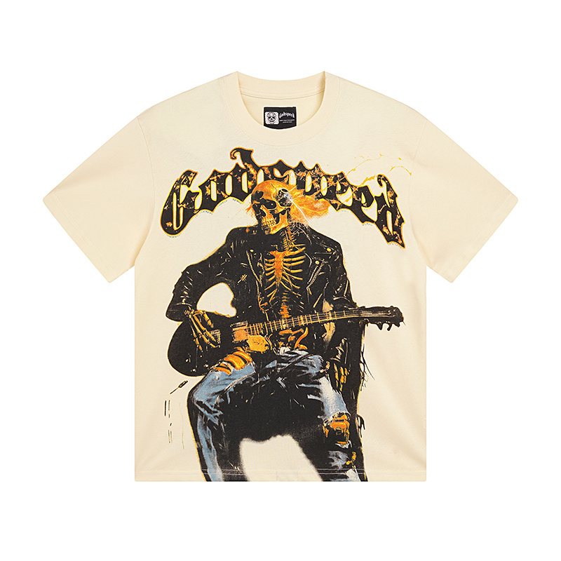Godspeed Skeleton Guitar Graphic T-Shirt ¡ª hero