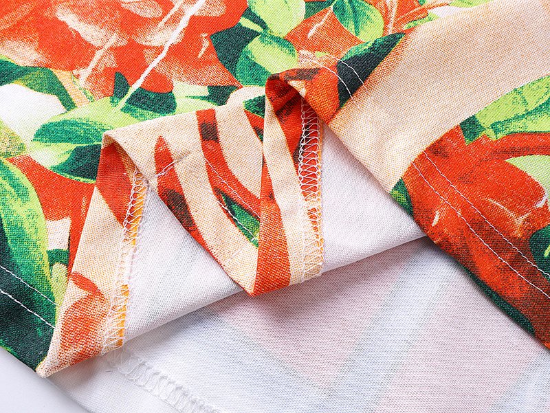 Godspeed Skeleton Floral Graphic T-Shirt ¡ª fabric_closeup