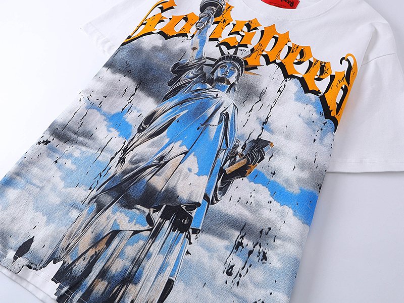 Godspeed Statue of Liberty Graphic T-Shirt ¡ª detail