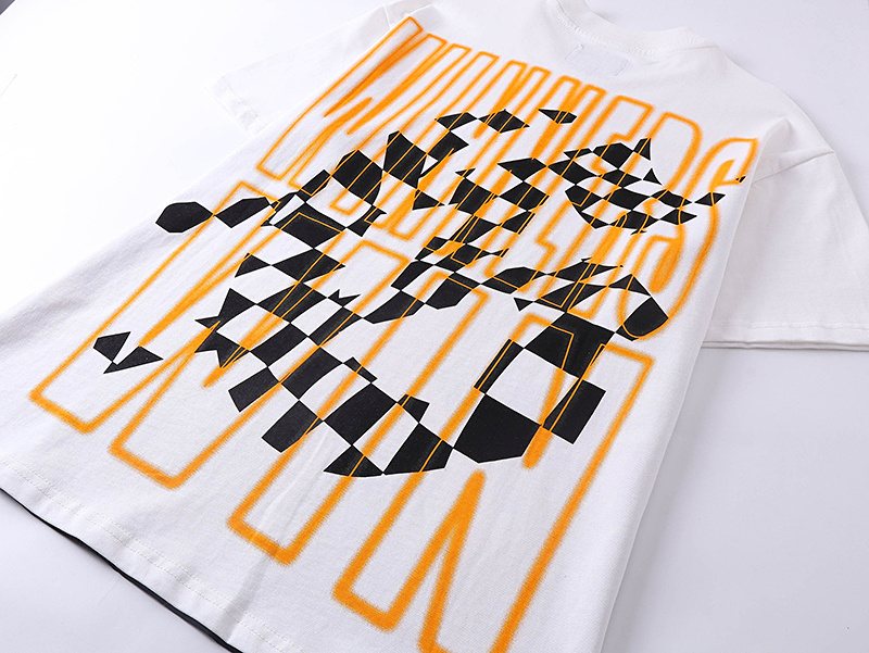 Godspeed Astronaut Skull Racing Graphic T-Shirt ¡ª detail