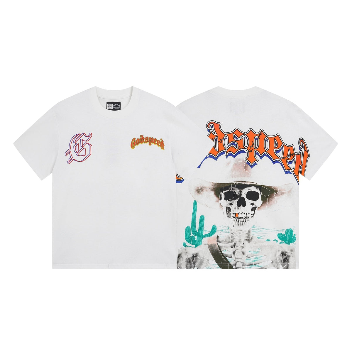 Godspeed Skeleton Desert Graphic T-Shirt ¡ª hero