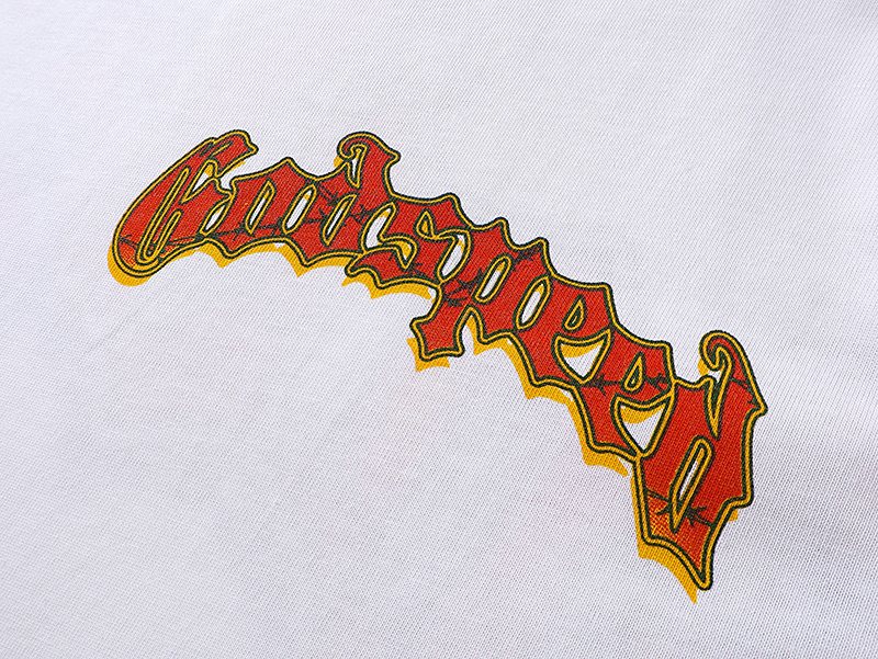 Godspeed Skeleton Desert Graphic T-Shirt ¡ª detail