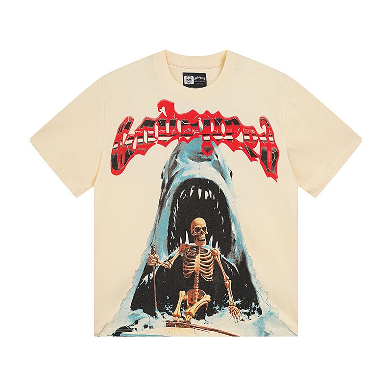 Godspeed Shark Skeleton Graphic T-Shirt ¡ª hero