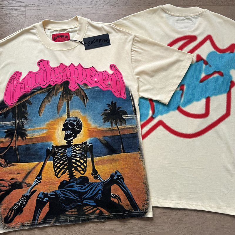 Godspeed Skeleton Beach Graphic Short-Sleeve T-Shirt ¡ª context