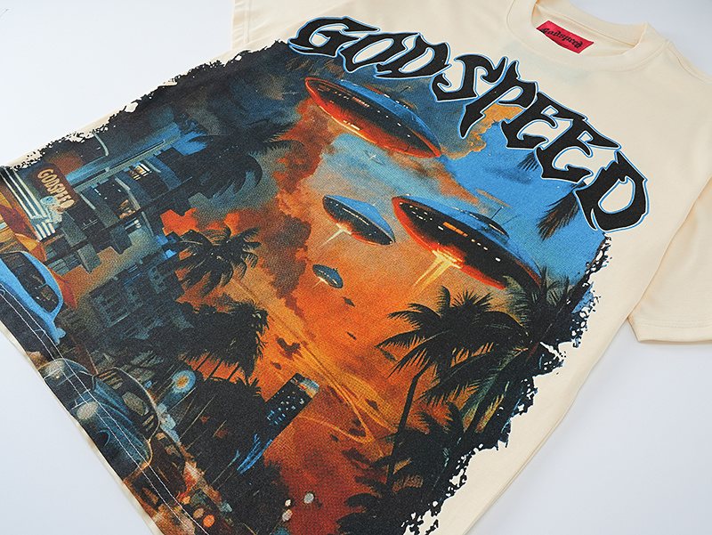 Godspeed UFO Sun-Eye Graphic T-Shirt ¡ª detail