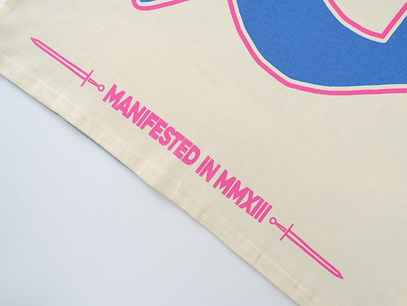 Godspeed Cream Front & Back Graphic T-Shirt ¡ª detail