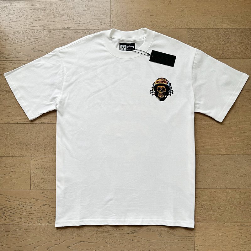 Godspeed Skull Helmet Graphic T-Shirt ¡ª front