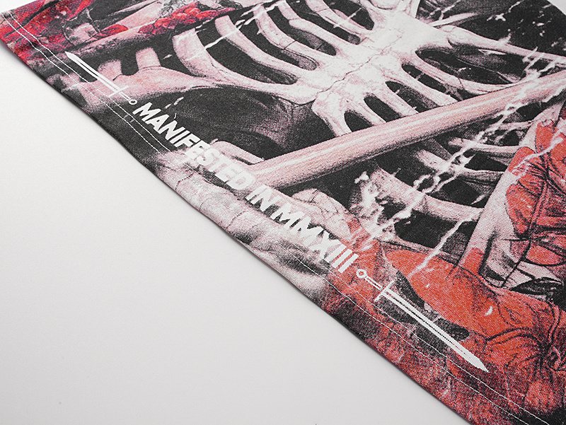 Godspeed Skeleton Graphic T-Shirt ¡ª detail