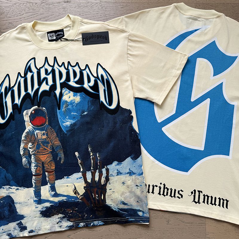 Godspeed Astronaut Graphic Short-Sleeve T-Shirt ¡ª context
