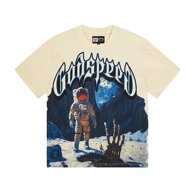 Godspeed Astronaut Graphic Short-Sleeve T-Shirt ¡ª front