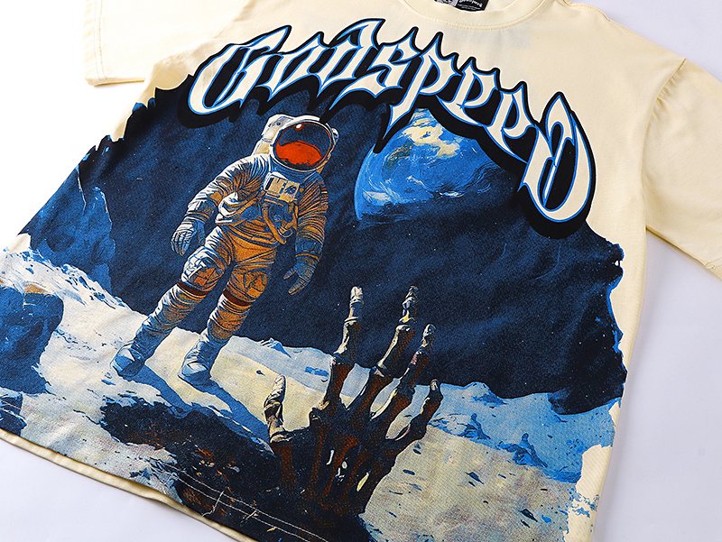 Godspeed Astronaut Graphic Short-Sleeve T-Shirt ¡ª detail