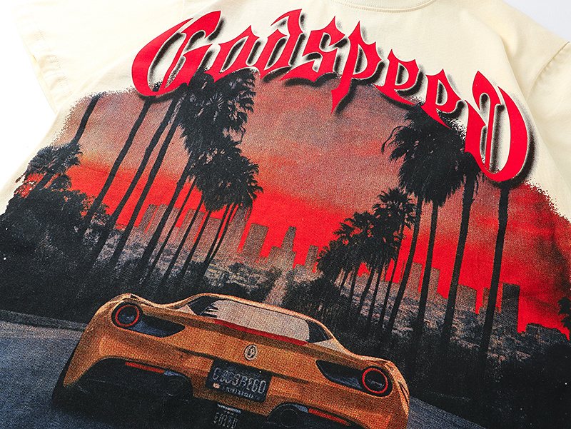 Godspeed Rock Graphic T-Shirt ¡ª detail