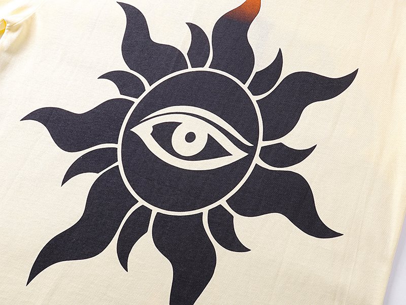 Godspeed Statue of Liberty Sun-Eye Graphic T-Shirt ¡ª detail