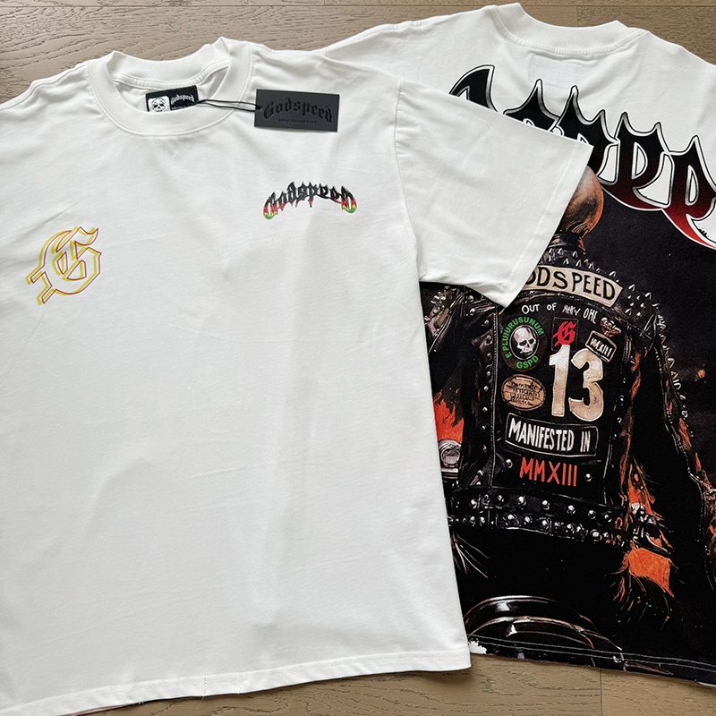 Godspeed Skull Flame Graphic T-Shirt ¡ª context