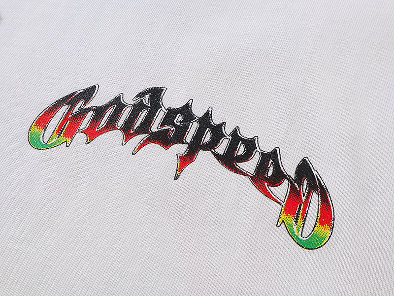 Godspeed Skull Flame Graphic T-Shirt ¡ª detail