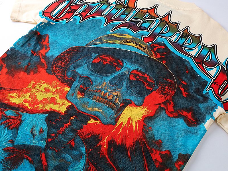 Godspeed Skull Graphic Short-Sleeve T-Shirt ¡ª detail