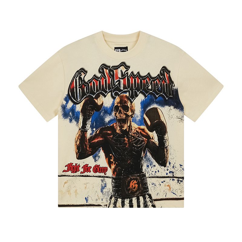 Godspeed Fight For Glory Boxer Graphic T-Shirt ¡ª front