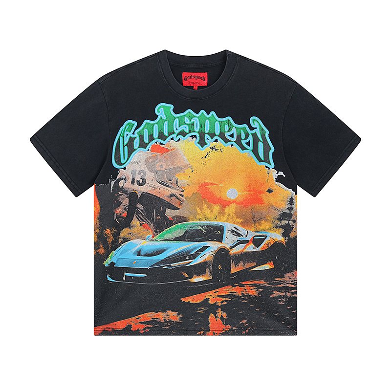 Godspeed Race Car Graphic T-Shirt ¡ª hero