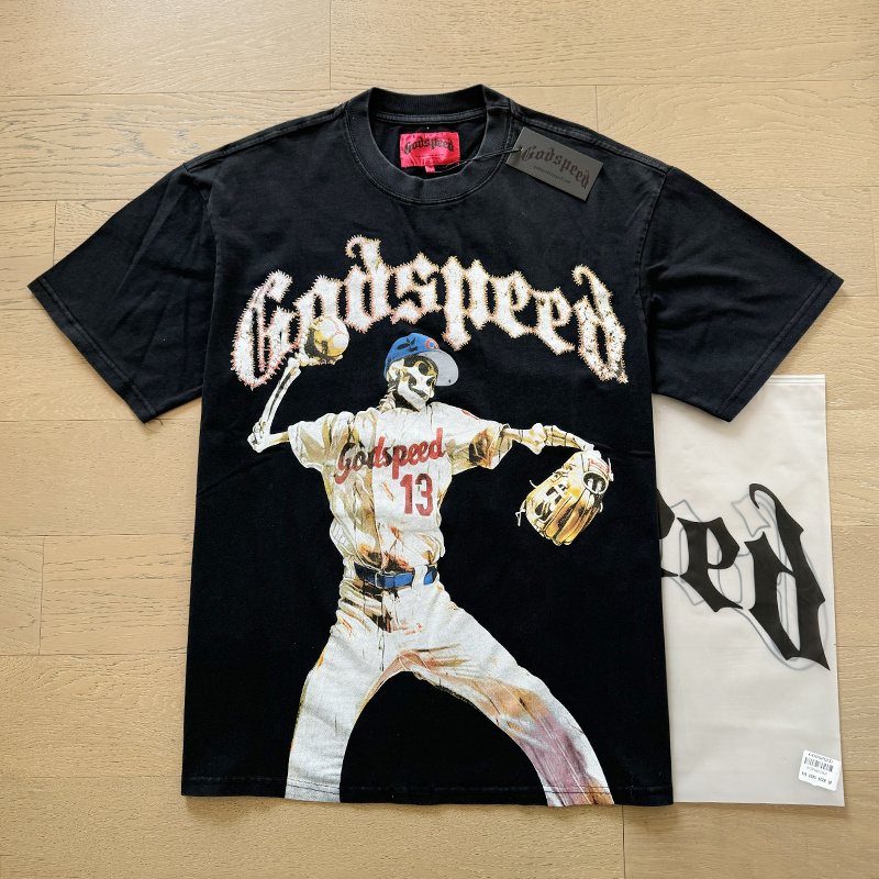 Godspeed 13 Baseball Graphic T-Shirt ¡ª context