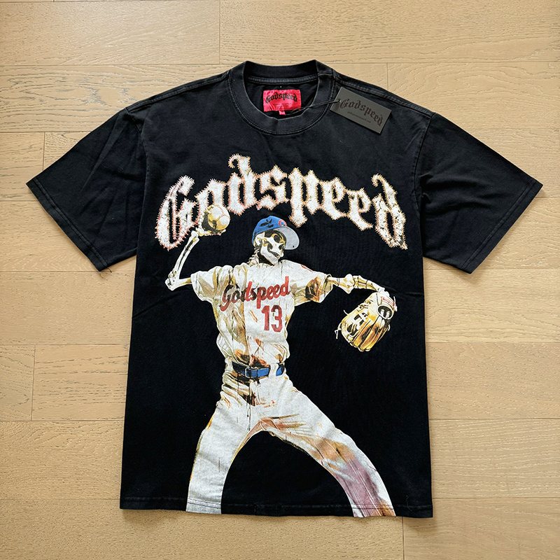 Godspeed 13 Baseball Graphic T-Shirt ¡ª front