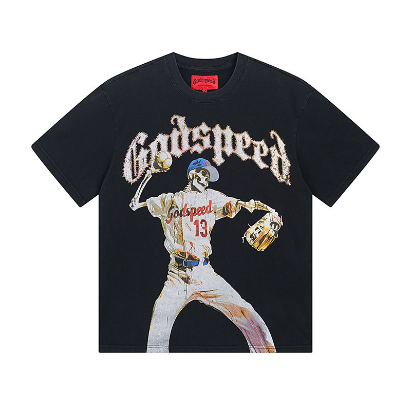 Godspeed 13 Baseball Graphic T-Shirt ¡ª hero