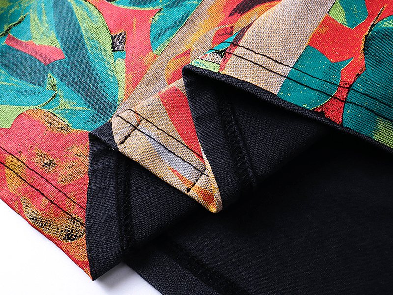 Godspeed Skeleton & Floral Washed Graphic T-Shirt ¡ª detail