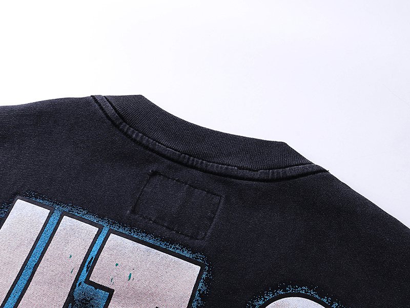 Godspeed Skeleton & Floral Washed Graphic T-Shirt ¡ª detail