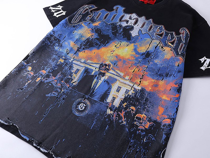 Godspeed Washed Rock Graphic T-Shirt ¡ª detail