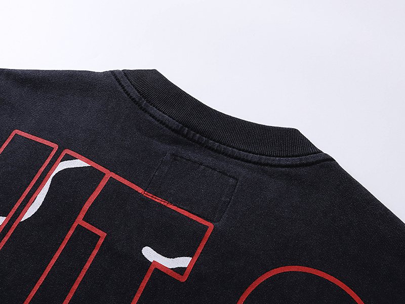 Godspeed Washed Black Rock Graphic T-Shirt ¡ª detail