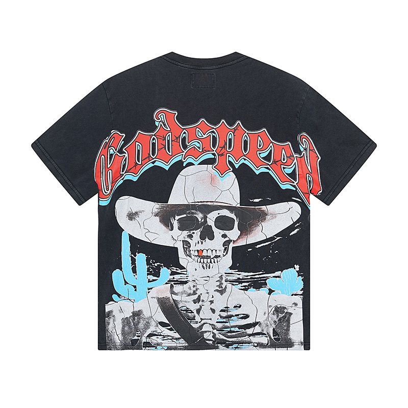 Godspeed Washed Rock Graphic T-Shirt ¡ª back