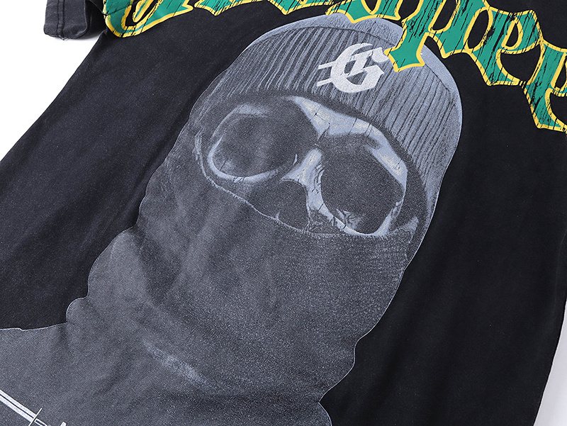 Godspeed Washed Black Rock Graphic T-Shirt ¡ª detail