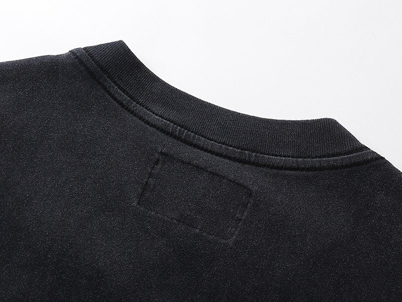 Godspeed Washed Black Skull Graphic T-Shirt ¡ª detail