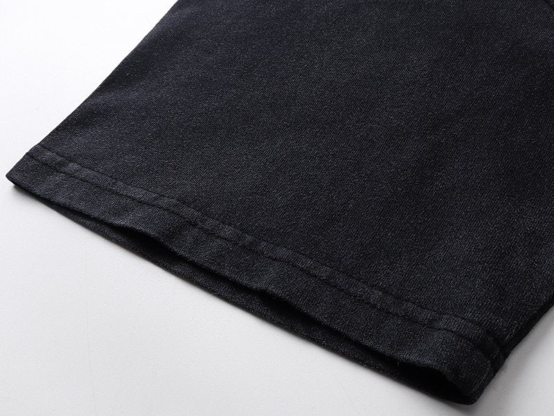 Godspeed Washed Black Skull Graphic T-Shirt ¡ª detail