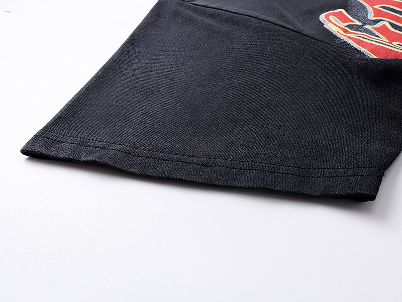 Godspeed Dog & Moon Graphic Washed T-Shirt ¡ª detail