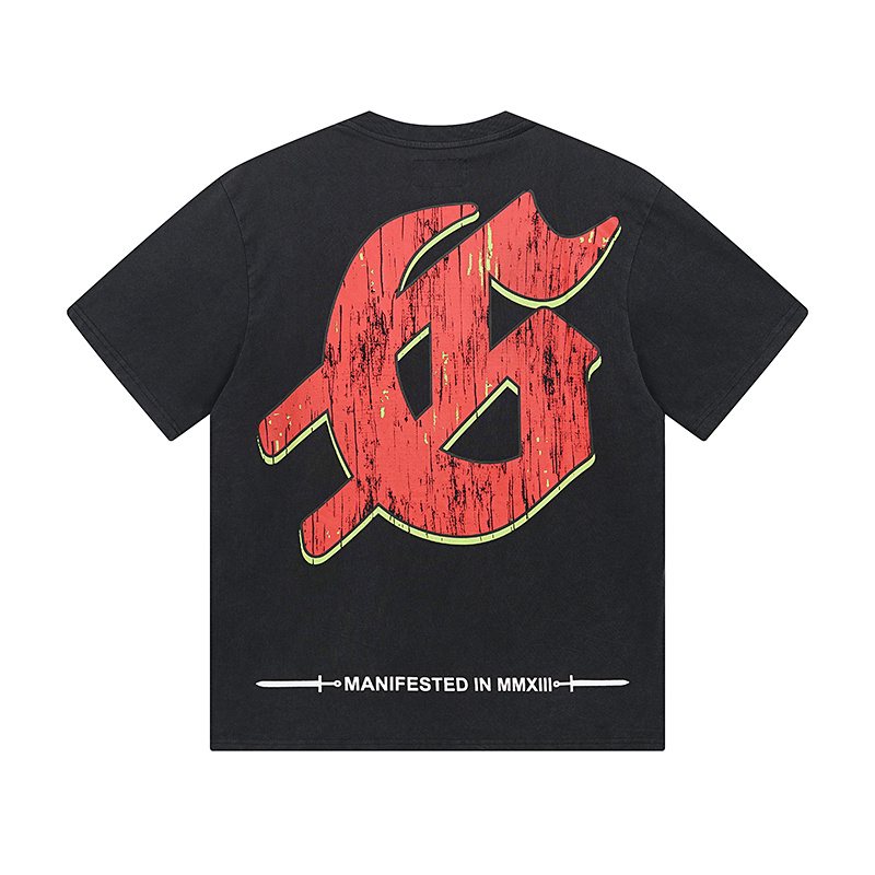 Godspeed Dog & Moon Graphic Washed T-Shirt ¡ª back