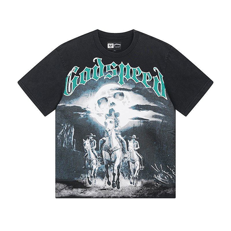 Godspeed E Pluribus Unum Washed Graphic T-Shirt ¡ª front
