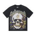 Godspeed Washed Black Skull & Sun-Eye Graphic T-Shirt ¡ª hero