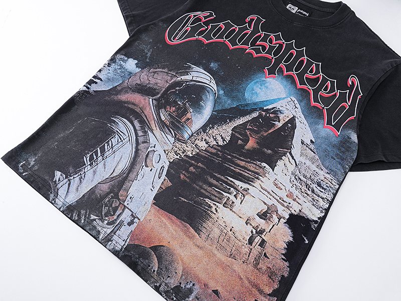 Godspeed Astronaut Graphic T-Shirt ¡ª detail