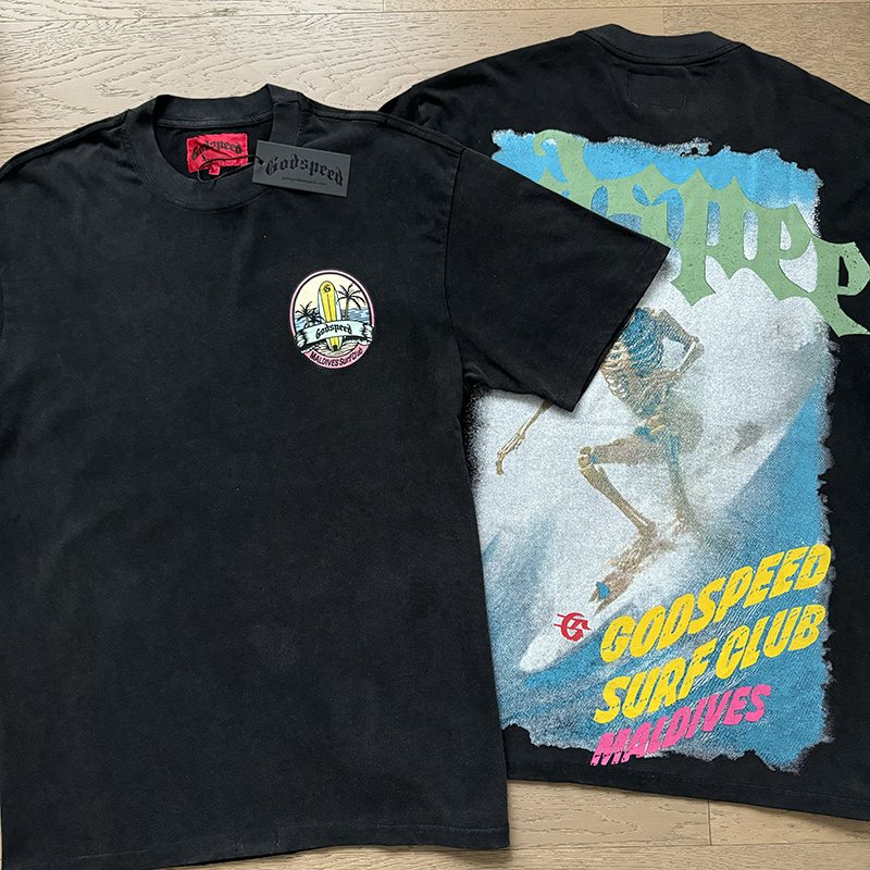 Godspeed Surf Club Maldives Graphic T-Shirt ¡ª comparison