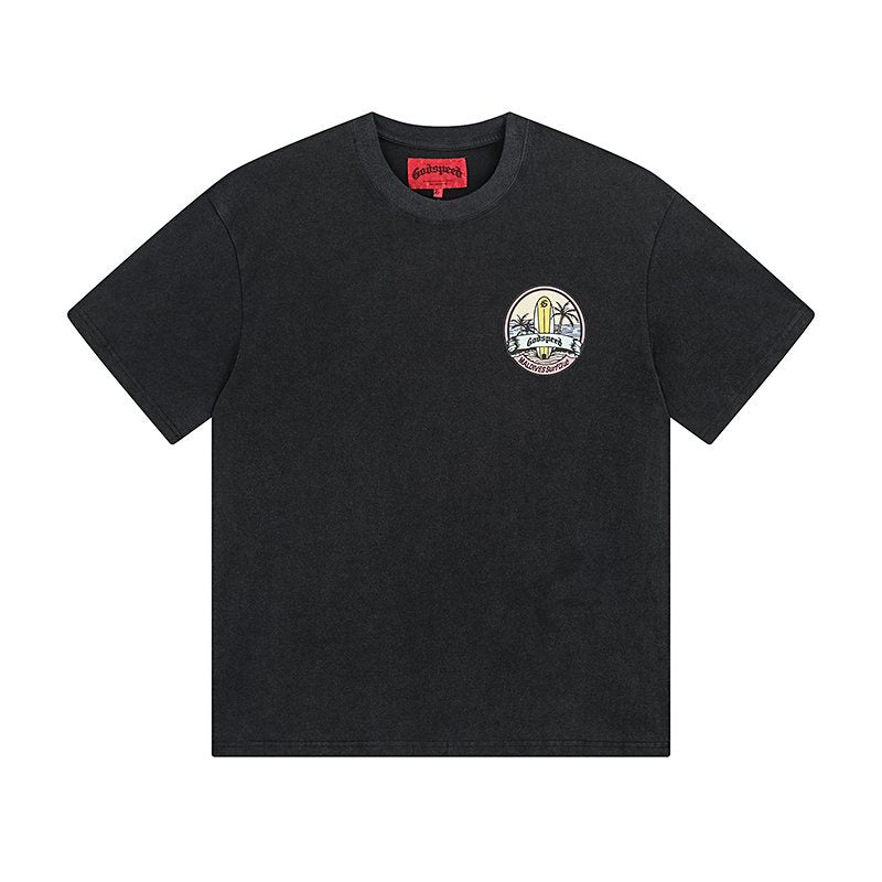 Godspeed Surf Club Maldives Graphic T-Shirt ¡ª hero